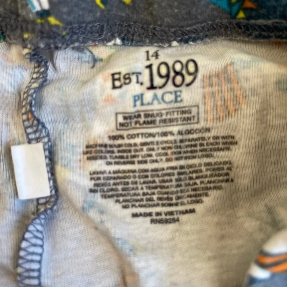 Place Colorful Robo-Saurus Rex  Pajamas Set